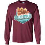 T-Shirts Maroon / YS Blue Milk Youth Long Sleeve T-Shirt