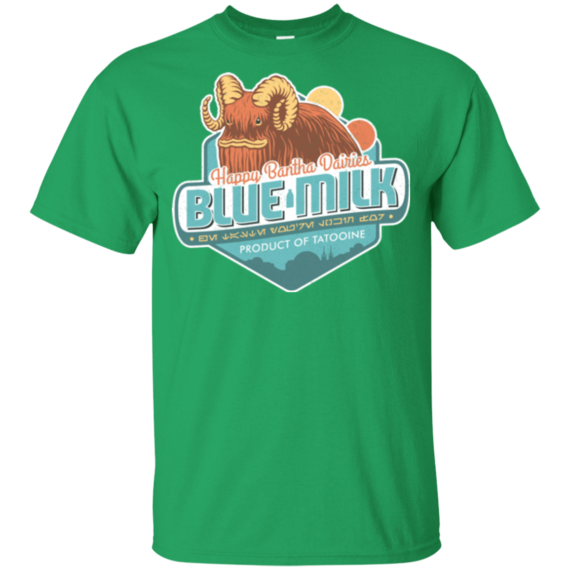 T-Shirts Irish Green / YXS Blue Milk Youth T-Shirt