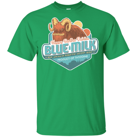 T-Shirts Irish Green / YXS Blue Milk Youth T-Shirt