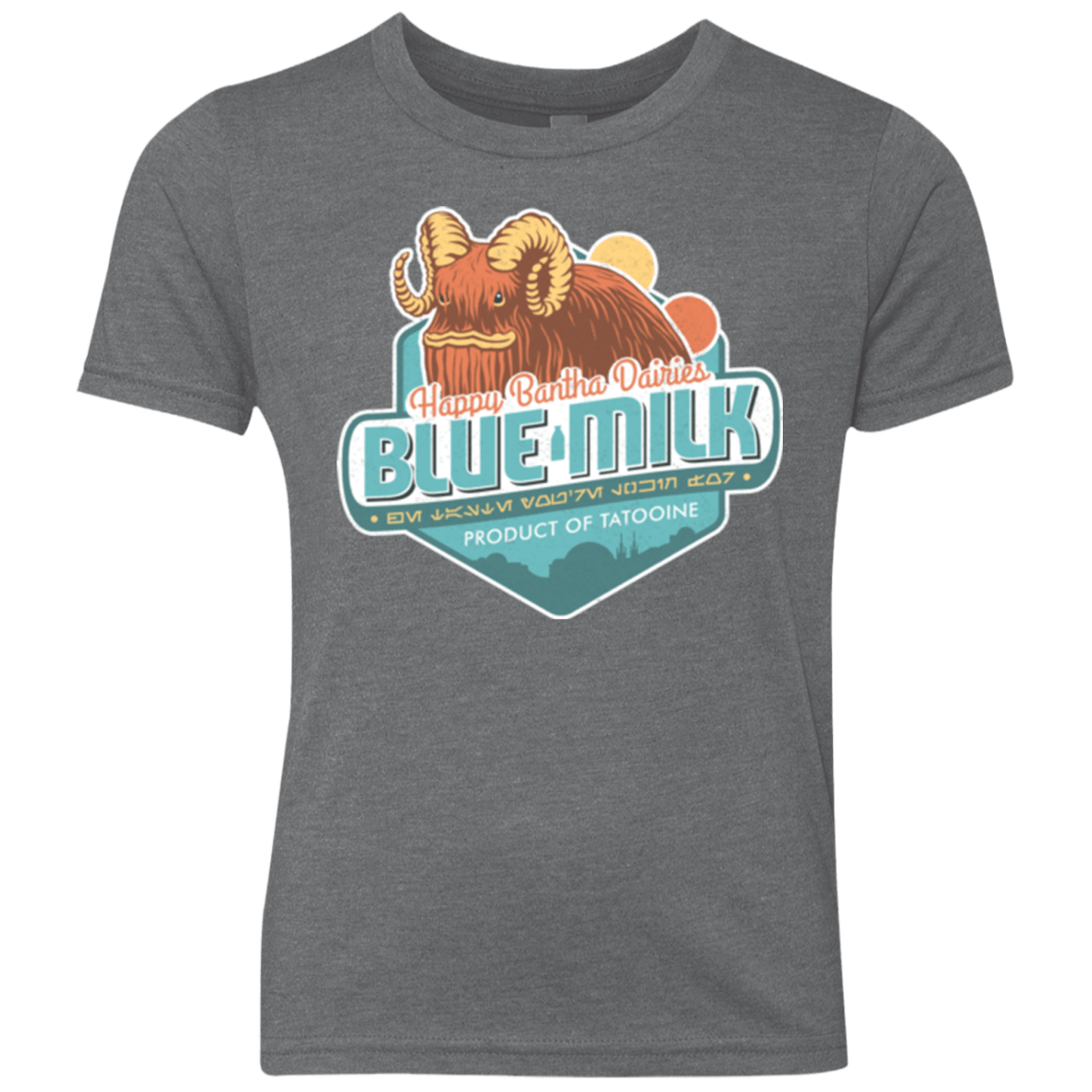 T-Shirts Premium Heather / YXS Blue Milk Youth Triblend T-Shirt