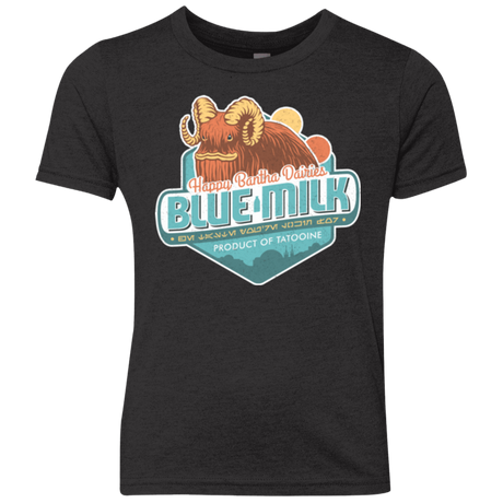 T-Shirts Vintage Black / YXS Blue Milk Youth Triblend T-Shirt