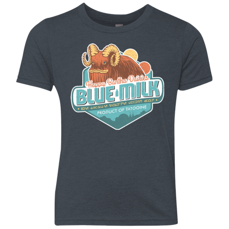 T-Shirts Vintage Navy / YXS Blue Milk Youth Triblend T-Shirt