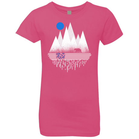 T-Shirts Hot Pink / YXS Blue Moon Girls Premium T-Shirt