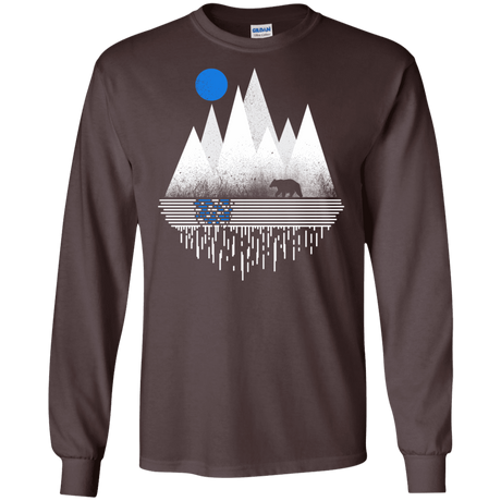 T-Shirts Dark Chocolate / S Blue Moon Men's Long Sleeve T-Shirt