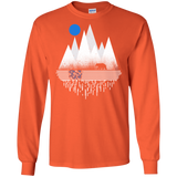 T-Shirts Orange / S Blue Moon Men's Long Sleeve T-Shirt