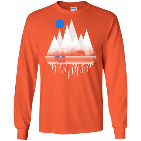 T-Shirts Orange / S Blue Moon Men's Long Sleeve T-Shirt