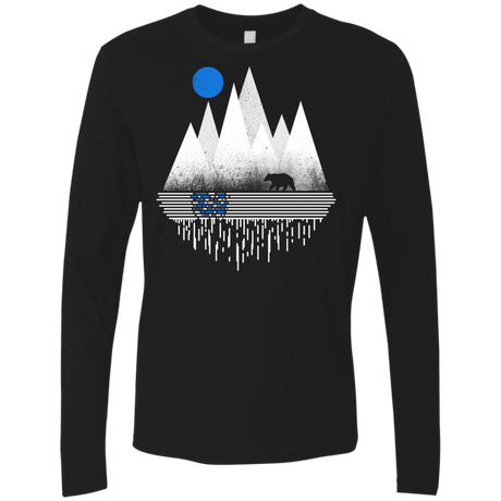 T-Shirts Black / S Blue Moon Men's Premium Long Sleeve