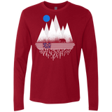 T-Shirts Cardinal / S Blue Moon Men's Premium Long Sleeve