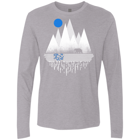 T-Shirts Heather Grey / S Blue Moon Men's Premium Long Sleeve