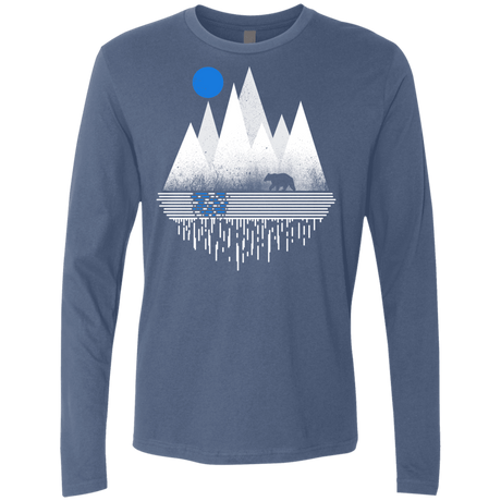 T-Shirts Indigo / S Blue Moon Men's Premium Long Sleeve