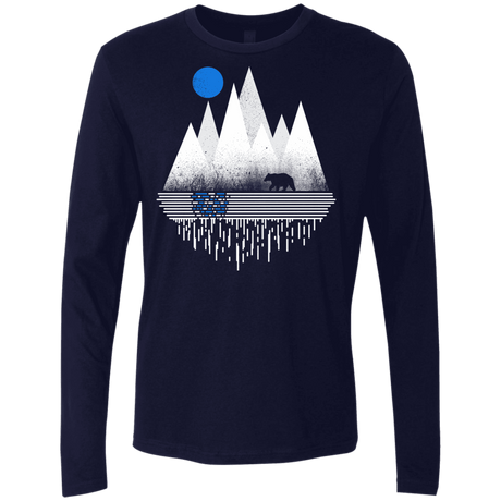 T-Shirts Midnight Navy / S Blue Moon Men's Premium Long Sleeve