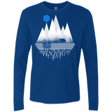 T-Shirts Royal / S Blue Moon Men's Premium Long Sleeve
