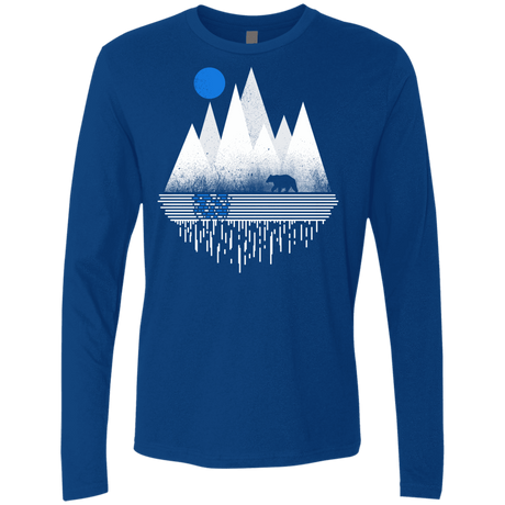 T-Shirts Royal / S Blue Moon Men's Premium Long Sleeve
