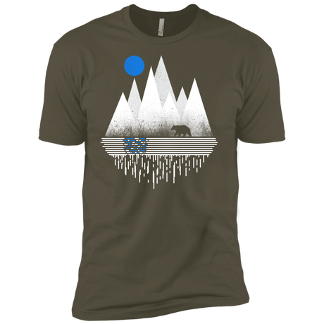 T-Shirts Military Green / X-Small Blue Moon Men's Premium T-Shirt