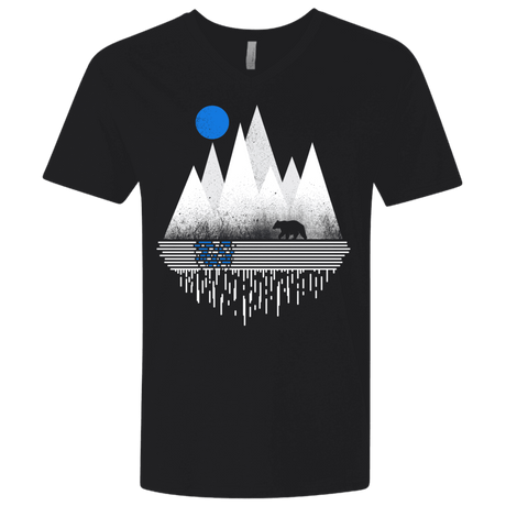 T-Shirts Black / X-Small Blue Moon Men's Premium V-Neck