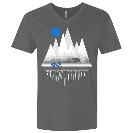 T-Shirts Heavy Metal / X-Small Blue Moon Men's Premium V-Neck