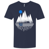 T-Shirts Midnight Navy / X-Small Blue Moon Men's Premium V-Neck