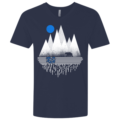 T-Shirts Midnight Navy / X-Small Blue Moon Men's Premium V-Neck