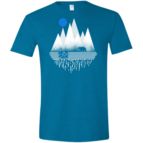 T-Shirts Antique Sapphire / S Blue Moon Men's Semi-Fitted Softstyle