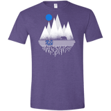 T-Shirts Heather Purple / S Blue Moon Men's Semi-Fitted Softstyle
