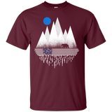 T-Shirts Maroon / S Blue Moon T-Shirt