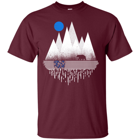 T-Shirts Maroon / S Blue Moon T-Shirt