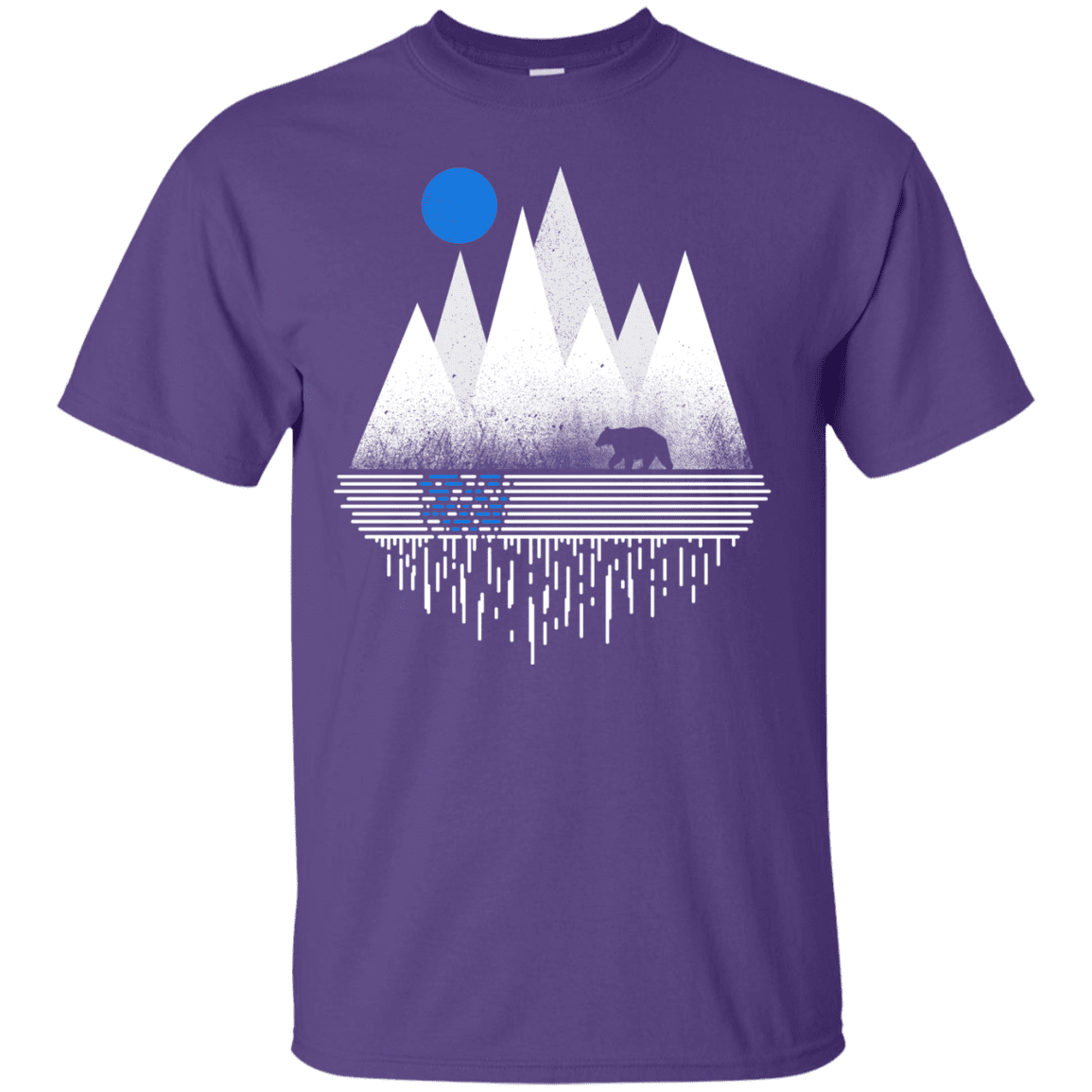T-Shirts Purple / S Blue Moon T-Shirt
