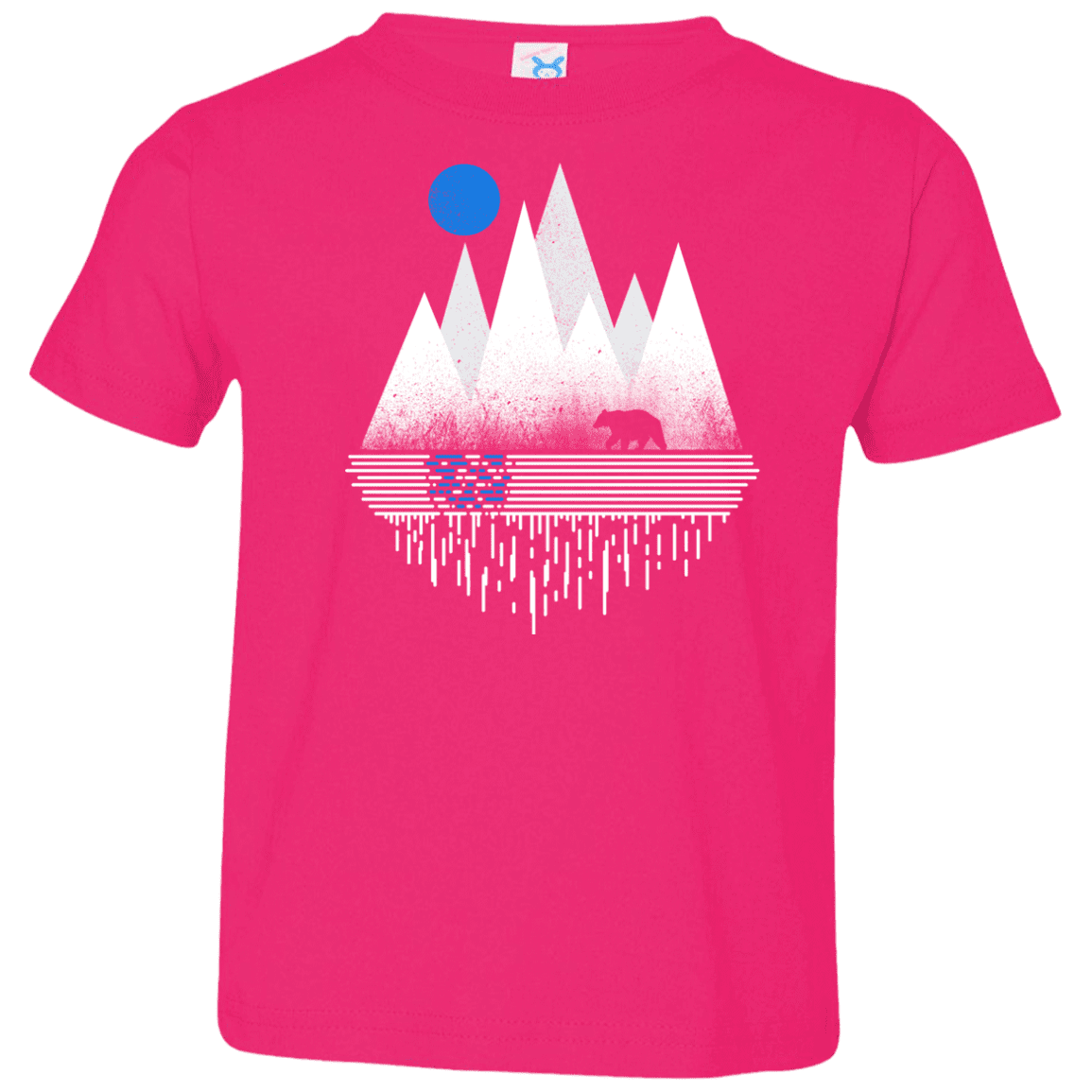 T-Shirts Hot Pink / 2T Blue Moon Toddler Premium T-Shirt