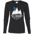 T-Shirts Black / S Blue Moon Women's Long Sleeve T-Shirt