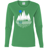 T-Shirts Irish Green / S Blue Moon Women's Long Sleeve T-Shirt