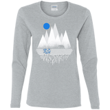 T-Shirts Sport Grey / S Blue Moon Women's Long Sleeve T-Shirt