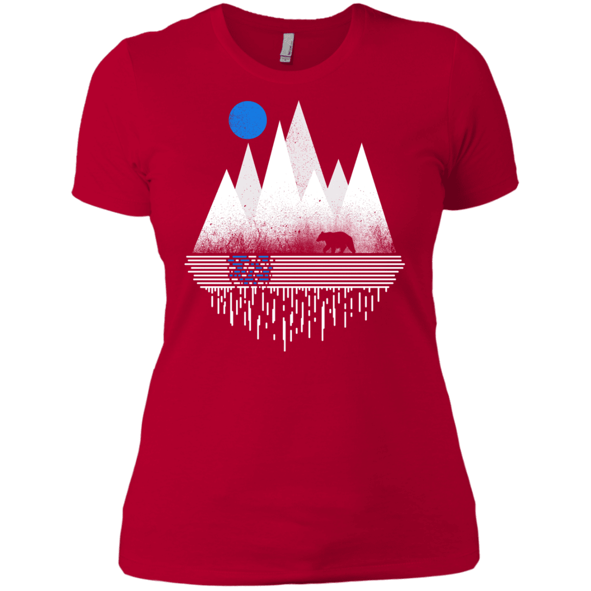 T-Shirts Red / X-Small Blue Moon Women's Premium T-Shirt