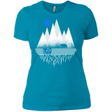 T-Shirts Turquoise / X-Small Blue Moon Women's Premium T-Shirt