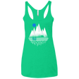 T-Shirts Envy / X-Small Blue Moon Women's Triblend Racerback Tank