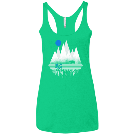 T-Shirts Envy / X-Small Blue Moon Women's Triblend Racerback Tank