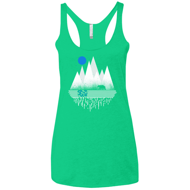 T-Shirts Envy / X-Small Blue Moon Women's Triblend Racerback Tank