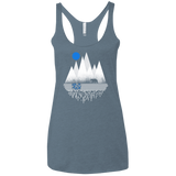 T-Shirts Indigo / X-Small Blue Moon Women's Triblend Racerback Tank
