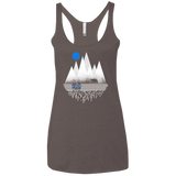 T-Shirts Macchiato / X-Small Blue Moon Women's Triblend Racerback Tank