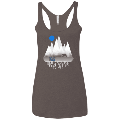 T-Shirts Macchiato / X-Small Blue Moon Women's Triblend Racerback Tank