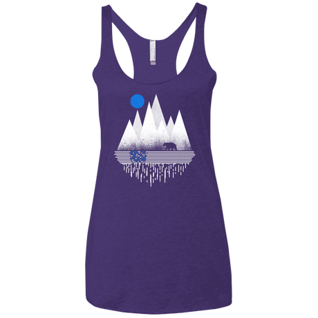 T-Shirts Purple Rush / X-Small Blue Moon Women's Triblend Racerback Tank