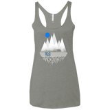 T-Shirts Venetian Grey / X-Small Blue Moon Women's Triblend Racerback Tank