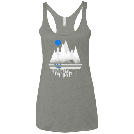 T-Shirts Venetian Grey / X-Small Blue Moon Women's Triblend Racerback Tank