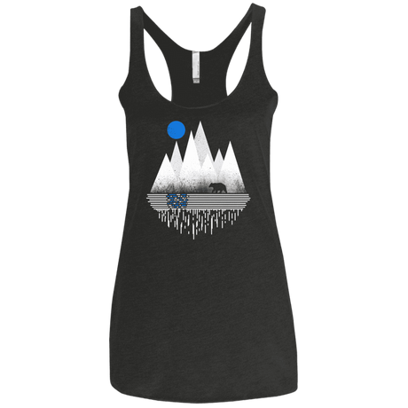 T-Shirts Vintage Black / X-Small Blue Moon Women's Triblend Racerback Tank