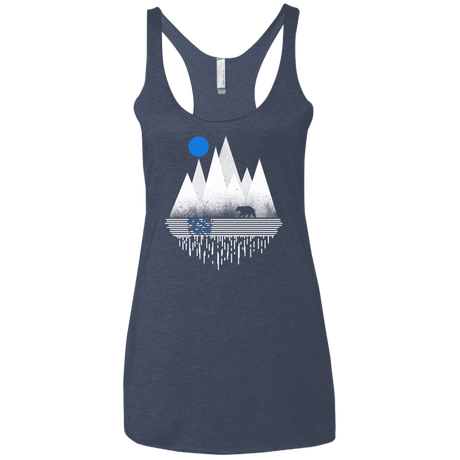 T-Shirts Vintage Navy / X-Small Blue Moon Women's Triblend Racerback Tank