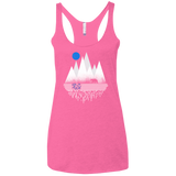 T-Shirts Vintage Pink / X-Small Blue Moon Women's Triblend Racerback Tank