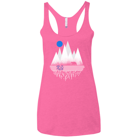 T-Shirts Vintage Pink / X-Small Blue Moon Women's Triblend Racerback Tank