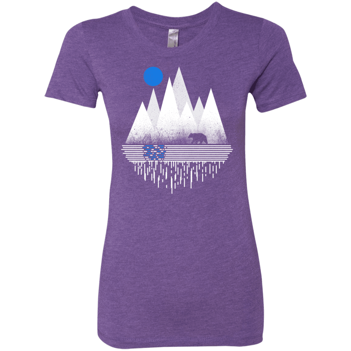 T-Shirts Purple Rush / S Blue Moon Women's Triblend T-Shirt