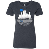 T-Shirts Vintage Navy / S Blue Moon Women's Triblend T-Shirt