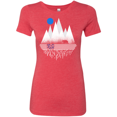 T-Shirts Vintage Red / S Blue Moon Women's Triblend T-Shirt