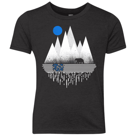 T-Shirts Vintage Black / YXS Blue Moon Youth Triblend T-Shirt